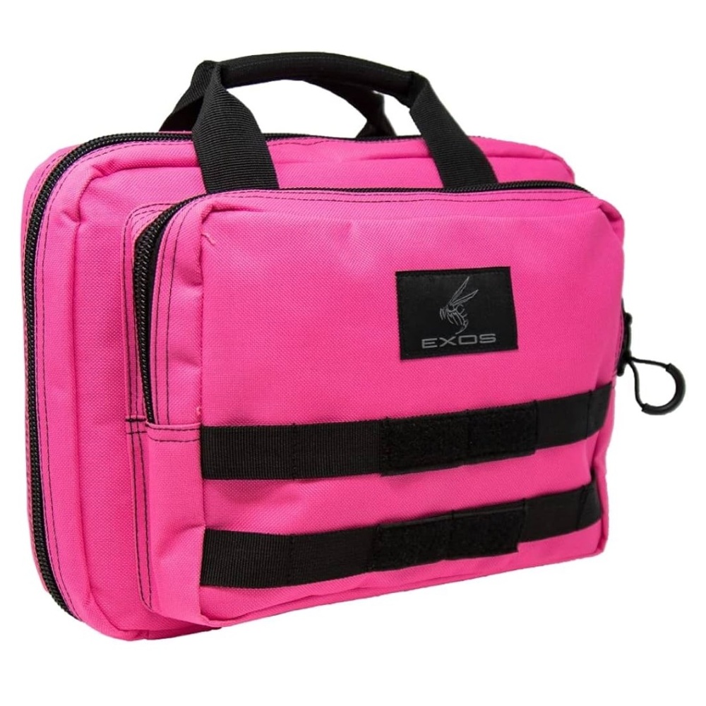 Pink Double Pistol Case/Firearm Range Bag